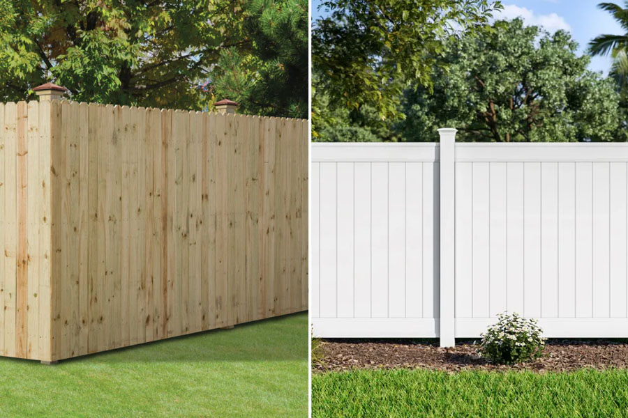 pvc fence vs