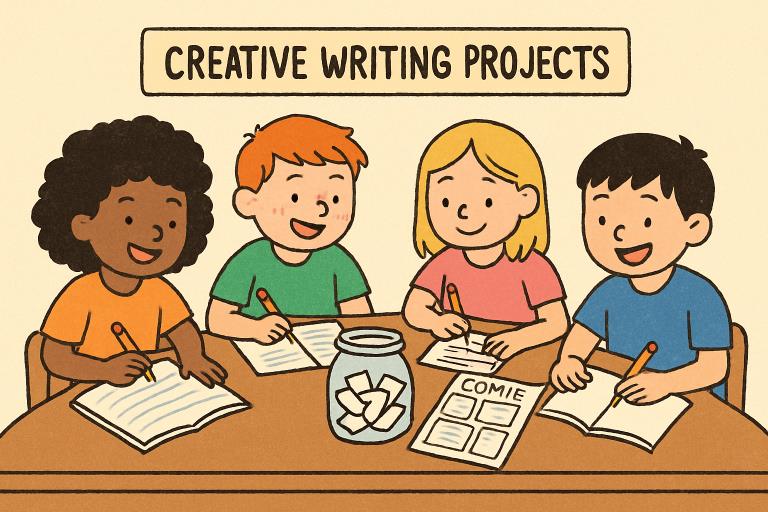 engaging creative writing projects for kids