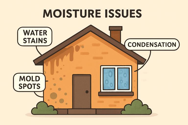 how moisture can damage your home over time
