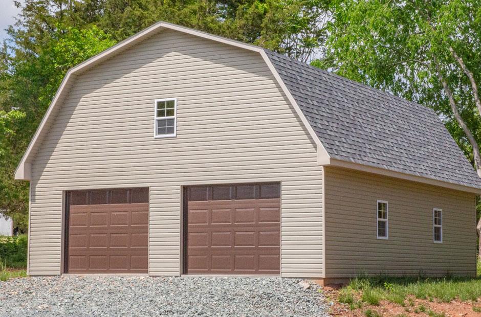 the charm of lofted barn garages