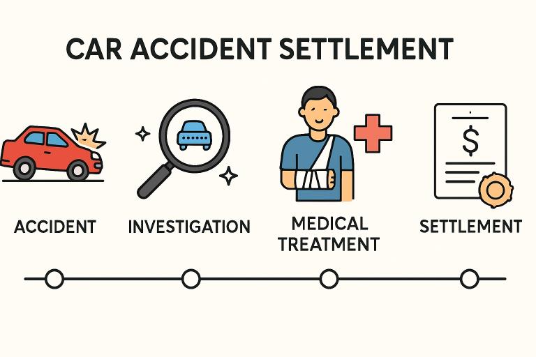 how long do wauwatosa car accident settlements usually take