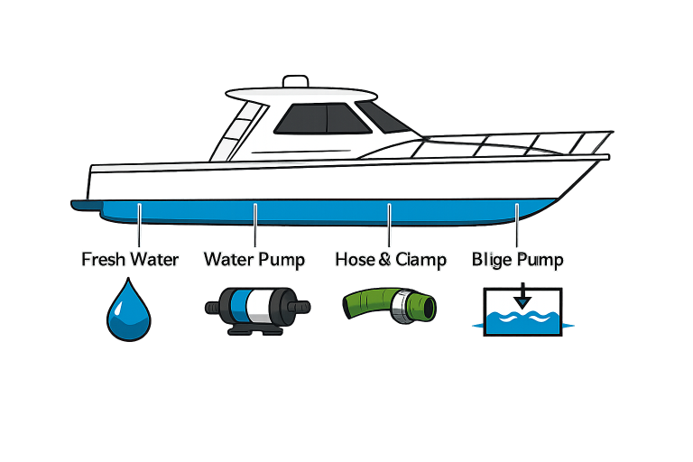 essential marine plumbing parts and supplies for every boater