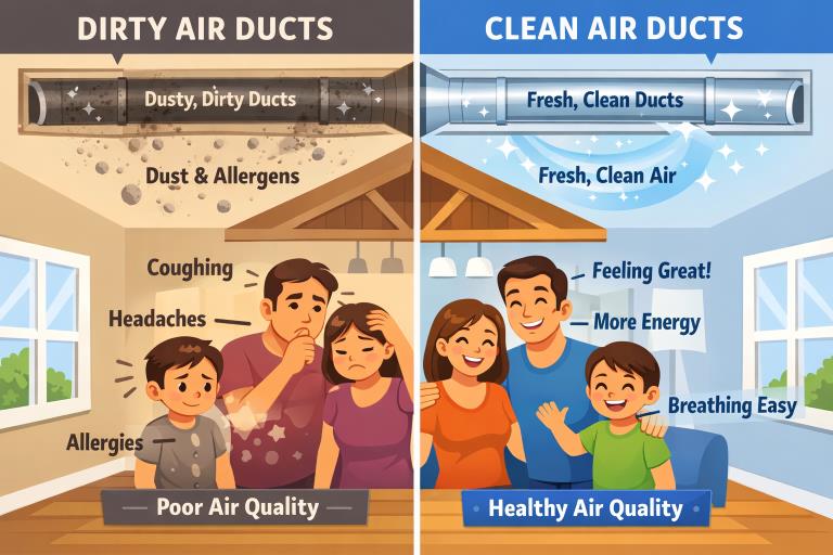how clean air ducts can improve indoor air quality