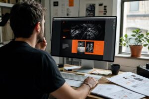 how to build a bold, high contrast website that feels clear, warm, and human